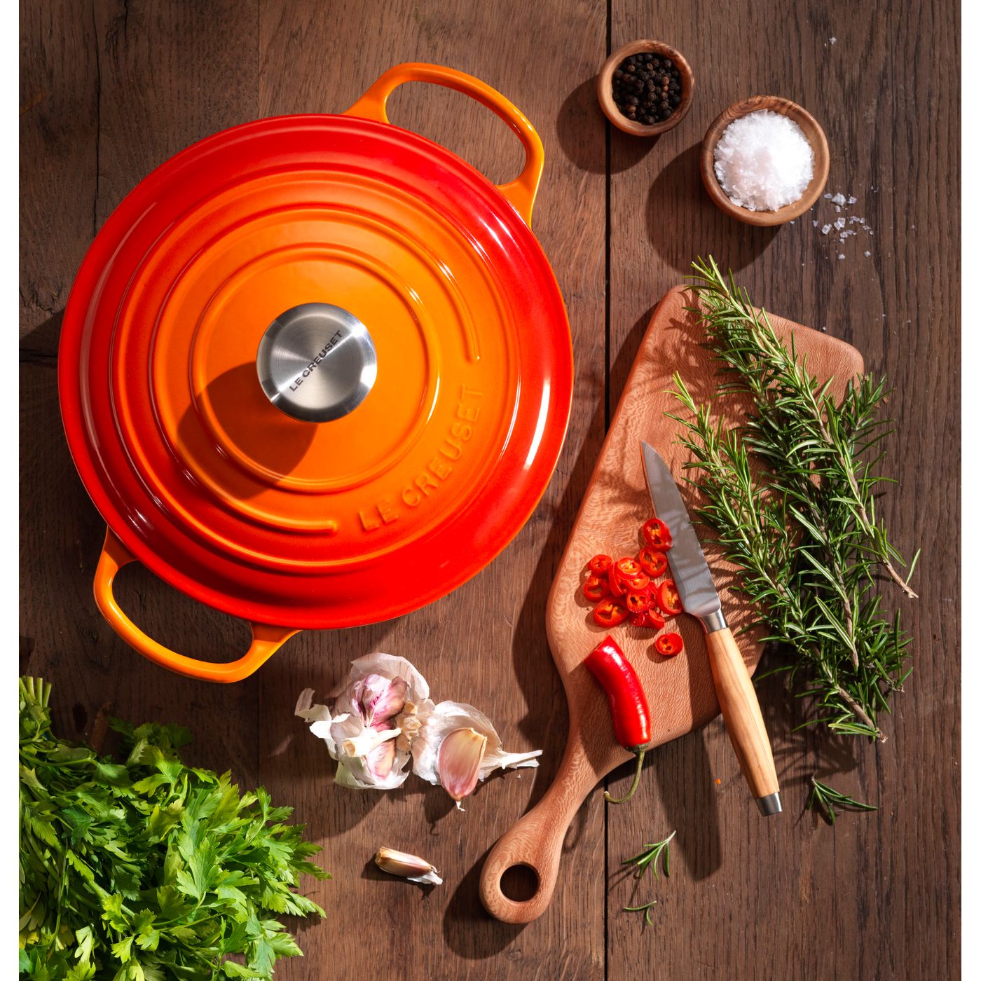 Cocotte ronde 24 cm Volcanique